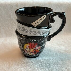Vintage Disney Alice in Wonderland Triple Stack Teacup Collectible